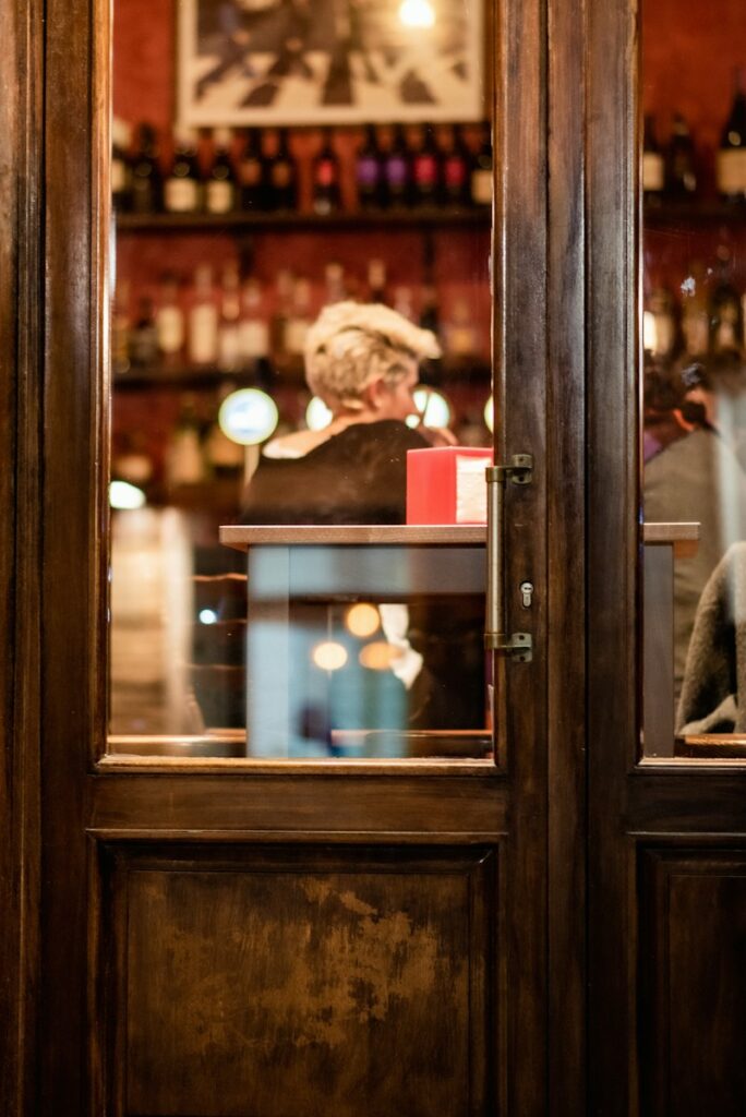 front door of sample restaurant page